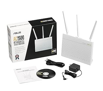 ASUS WiFi 無線LAN ルーター RT-AC68U 11ac デュアルバンド AC1900 1300+600Mbps 最大18台 4LDK 3階建 Amazon.com: ASUS AC1900 WiFi Router (RT-AC68U) - Dual Band